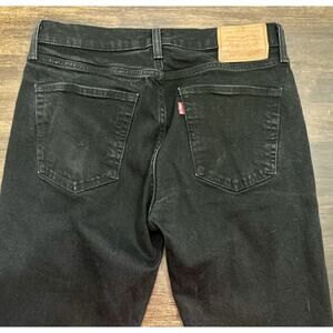 Levis Pants Adult Black Denim Jeans Big E 511 Cotton Blend Premium 32 X 32